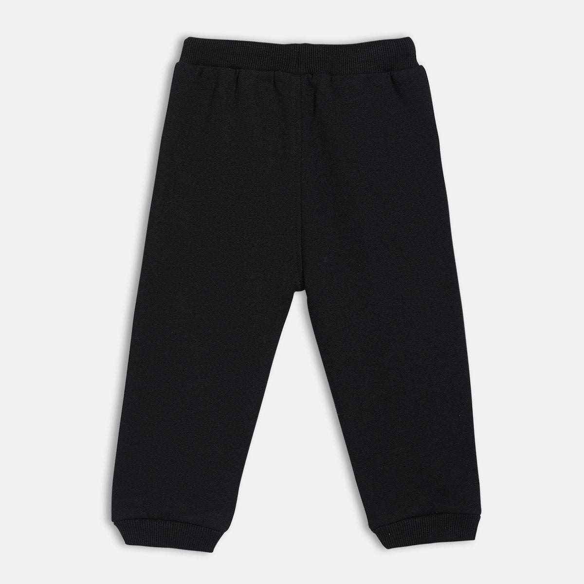 Boys Black Solid Jogger