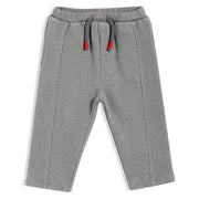 Black Baby Boys Adjustable Waistband Full Length Knit Bottom