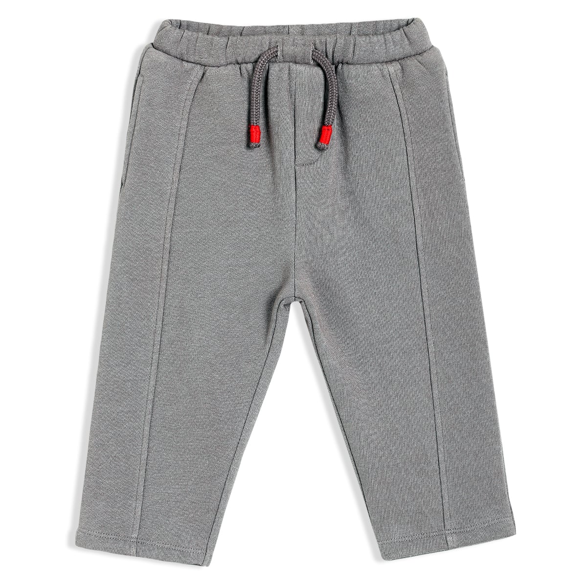 Baby Boys Shirt, T-Shirt & Pant Everyday Outfit Bundle - Red, White & Grey