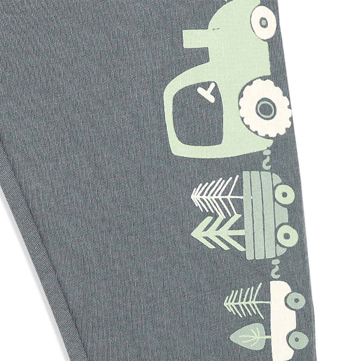 Boys Grey Elasticated Full Length Knit Bottom