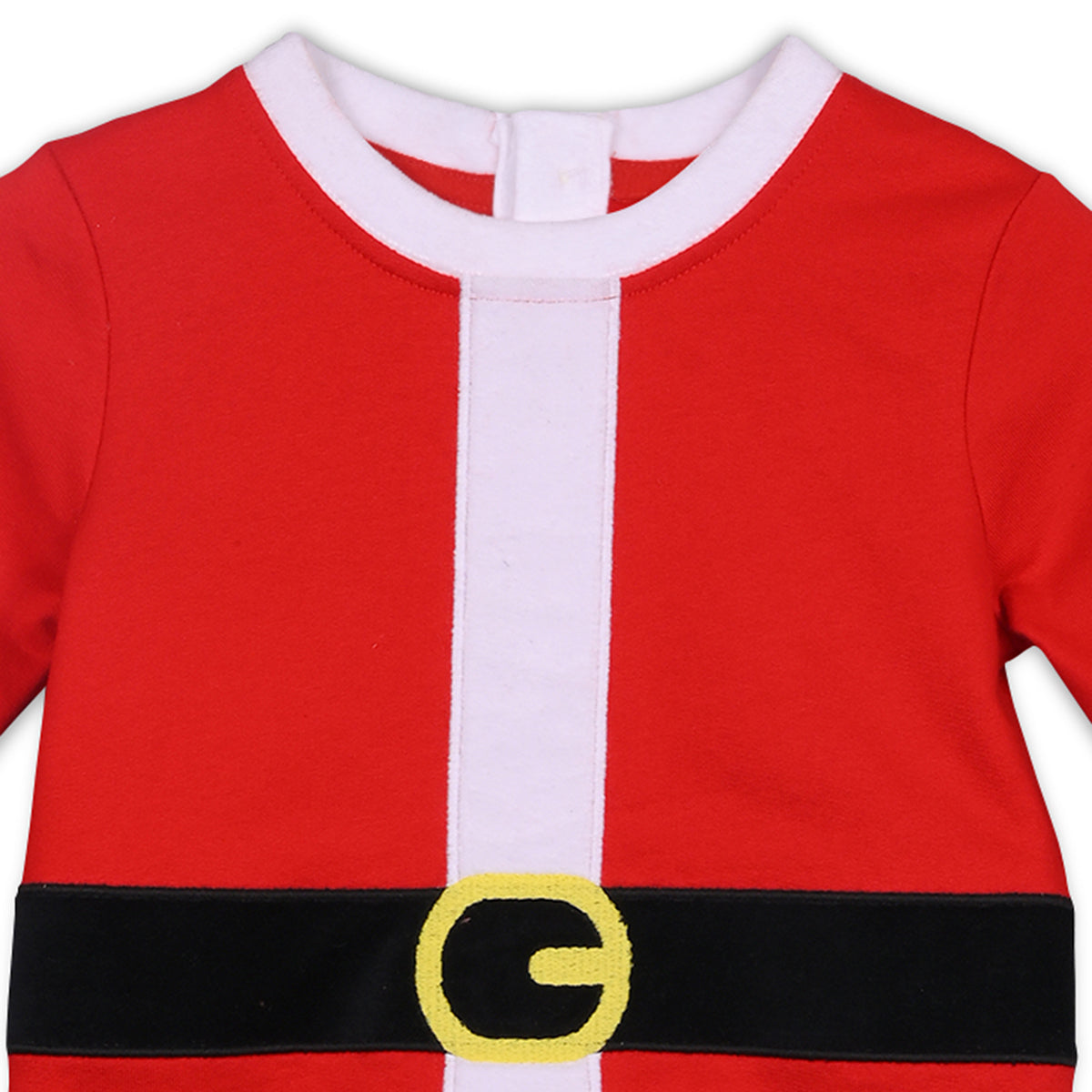 Boys Cotton Full Sleeve Solid Clothing Set - Black & Red