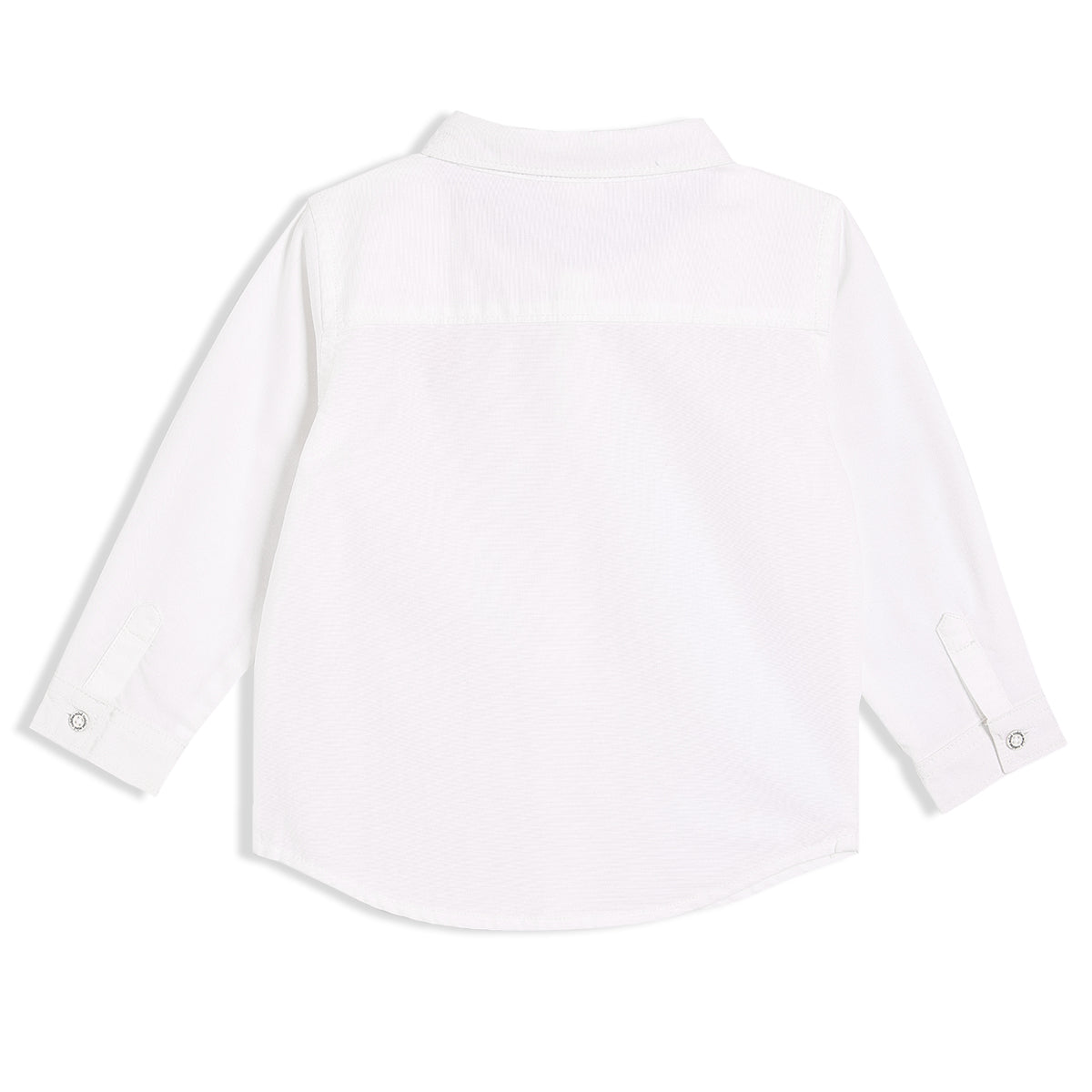 Boys White Collar Full Sleeve Shirt