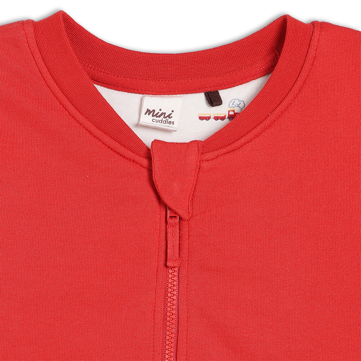 Red Baby Boys Round Neck Full Sleeve Sweat Shirt