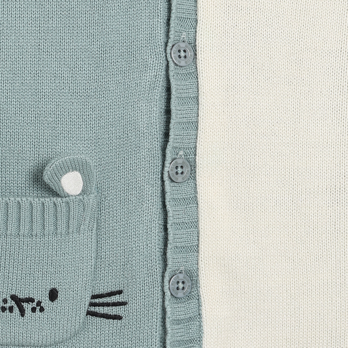 Boys Cotton Color block Sweater - Blue