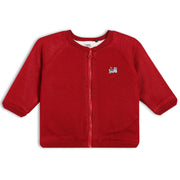 Boys Round Neck Full Sleeve Sweater - Red