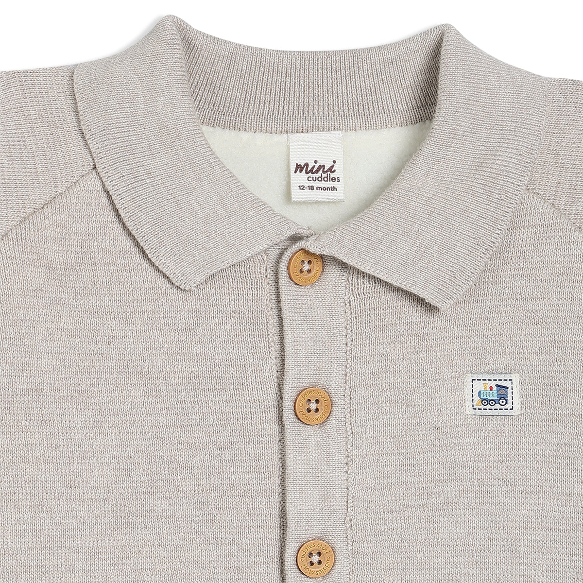 Geige Baby Boys Round Neck Full Sleeve Sweater