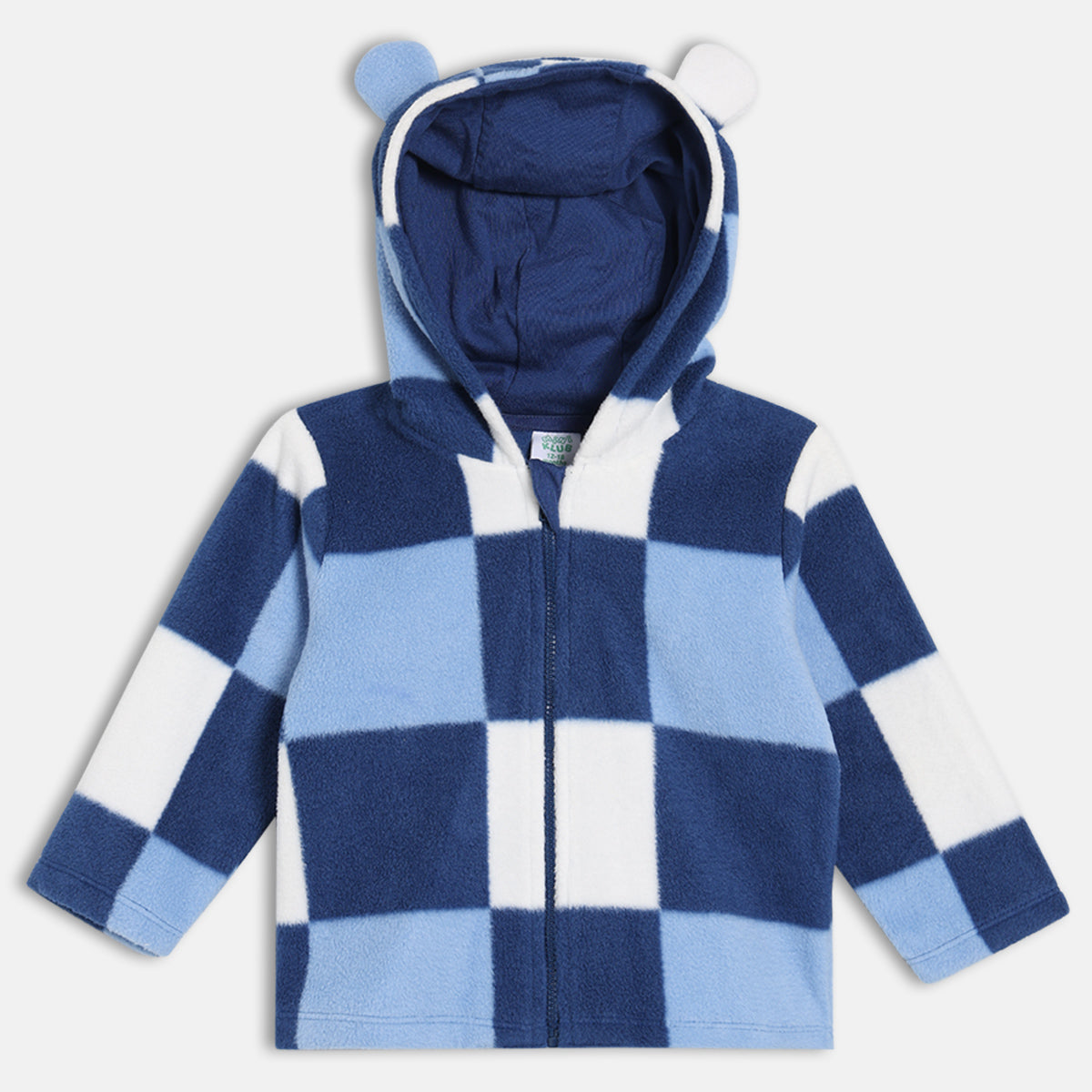 Boys Cotton Checks printed Top And Bottom - Blue