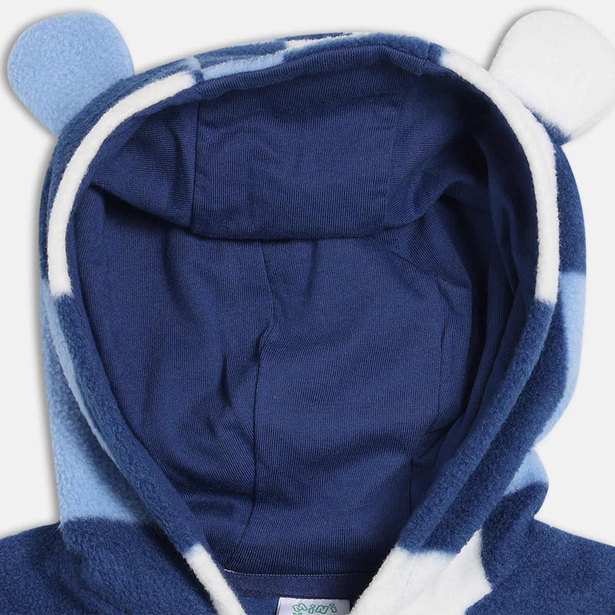 Boys Cotton Checks printed Top And Bottom - Blue