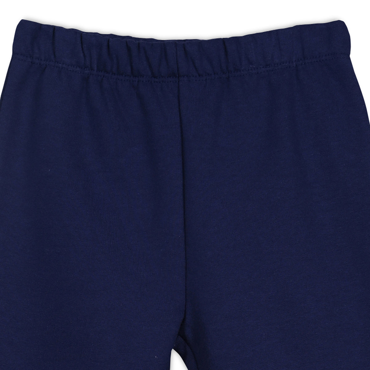 Navy Blue Baby Boys V-Neck Full Sleeve Top And Bottom