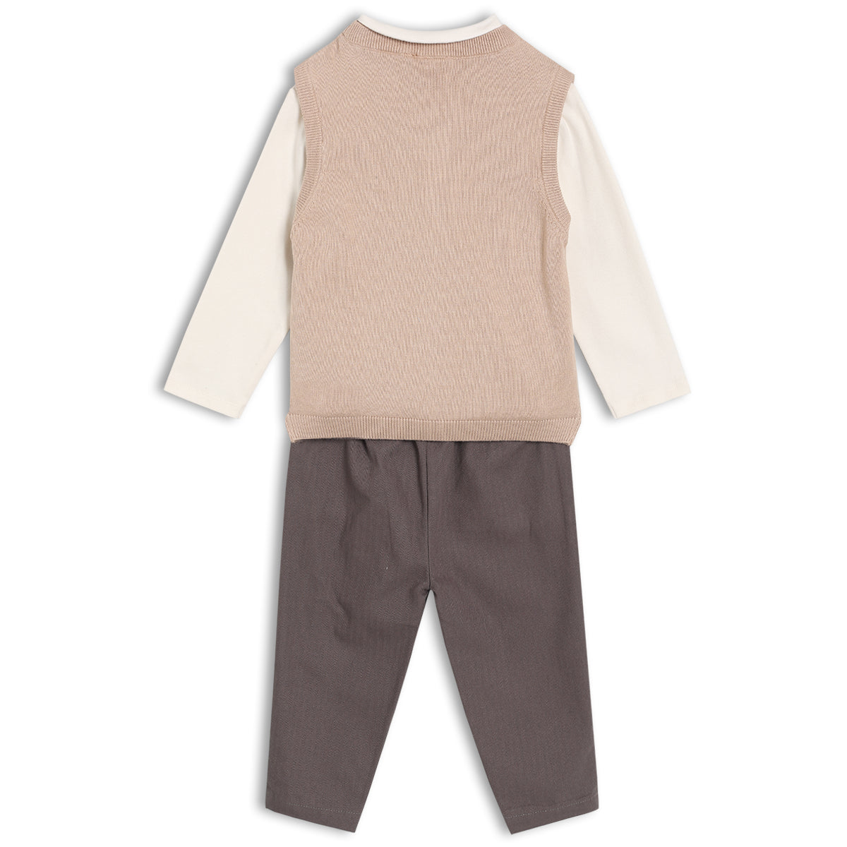 Boys 3 Piece Top And Bottom Set - Multi