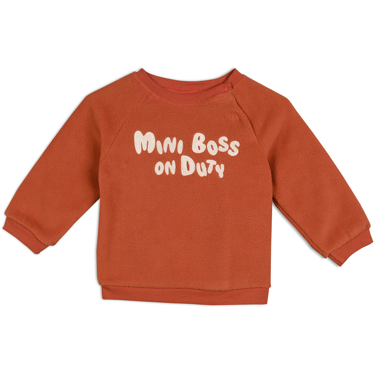 Rust Baby Boys Round Neck Full Length Top And Bottom