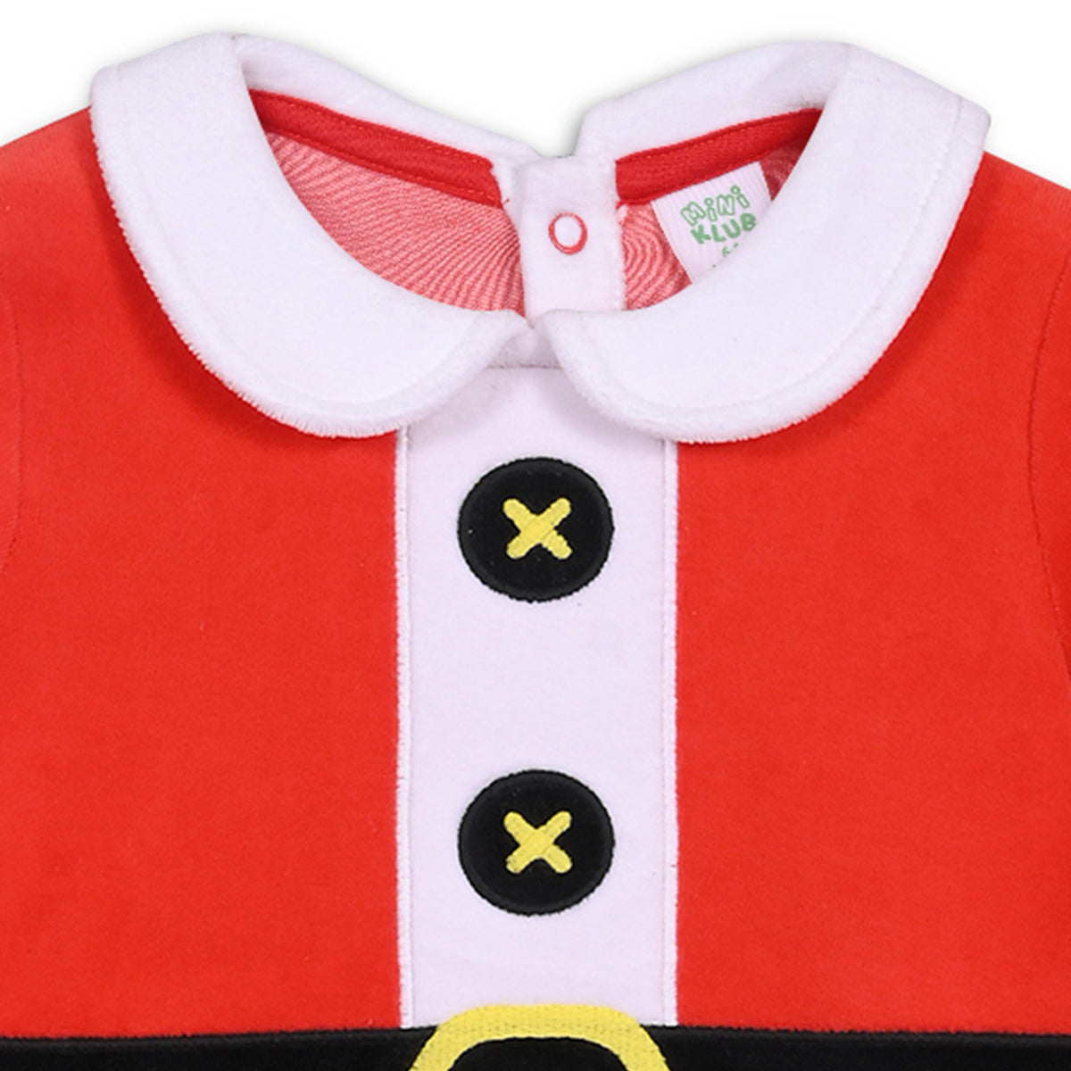 Boys Cotton Full Sleeve Solid Clothing Set - Black & Red