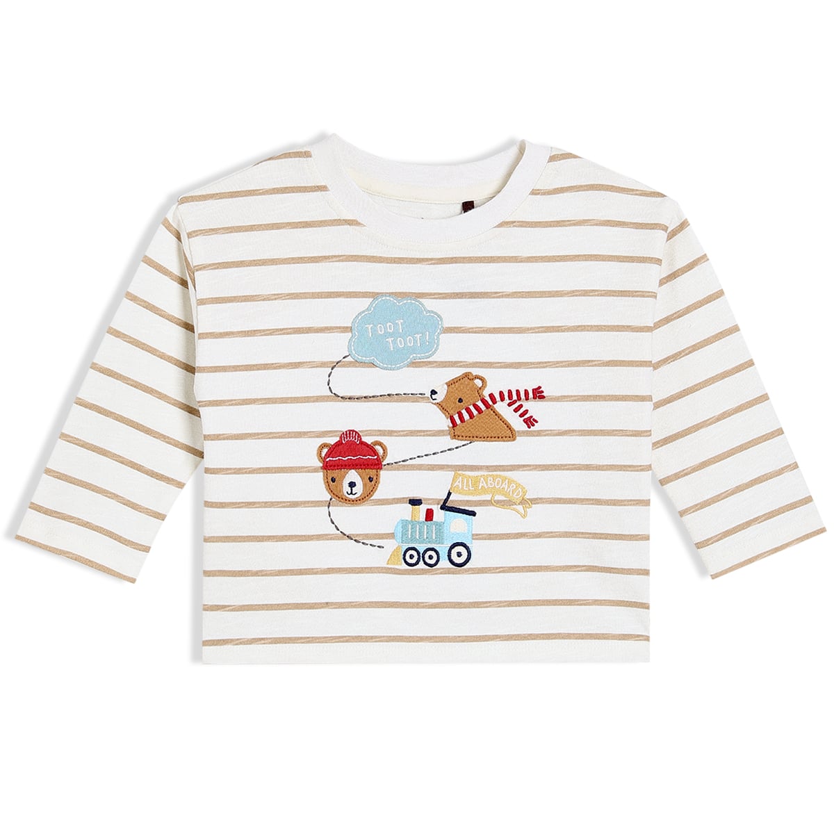 Baby Boys Shirt, T-Shirt & Pant Everyday Outfit Bundle - Red, White & Grey