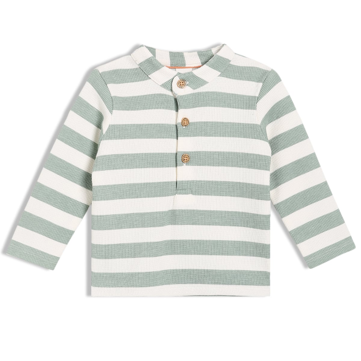 Baby Boys Dungaree Set, T-Shirt & Denim Pant Everyday Outfit Bundle - Orange, Green & Blue