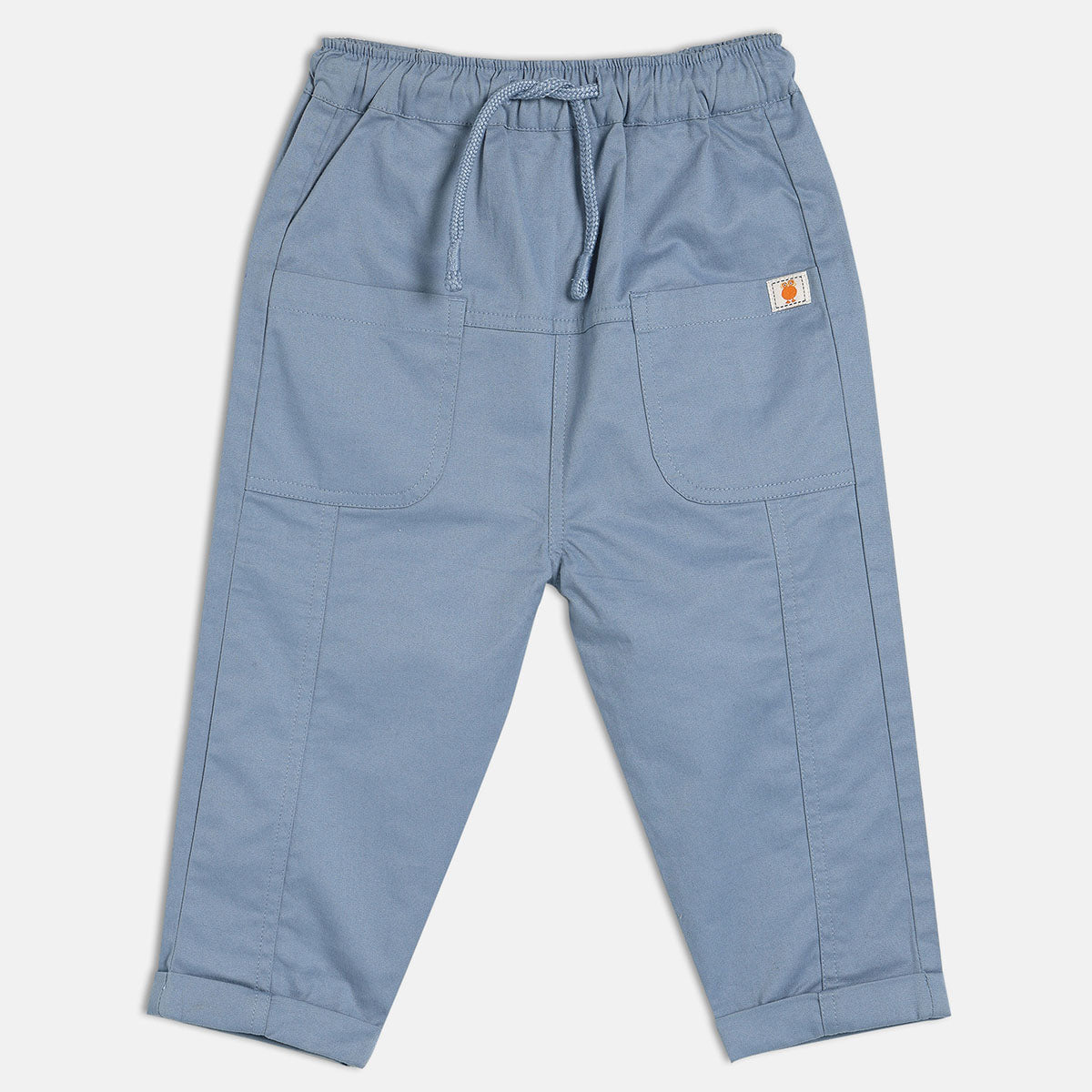 Boys Blue Elasticated Full Length Woven Pant