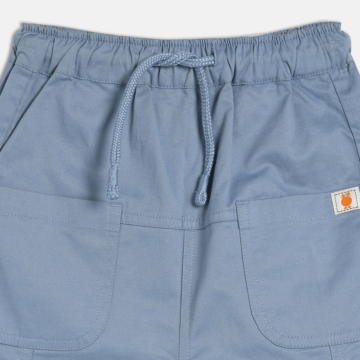 Boys Blue Elasticated Full Length Woven Pant