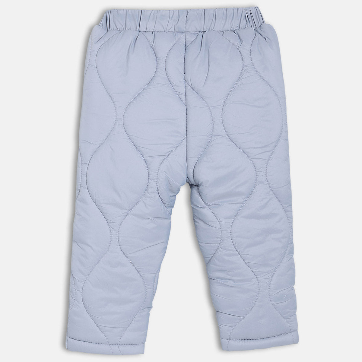 Boys Blue Solid Woven Pant
