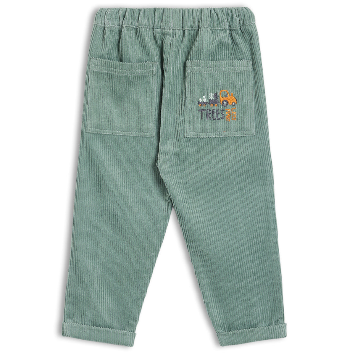 Boys Grey Elasticated Full Length Woven Pant