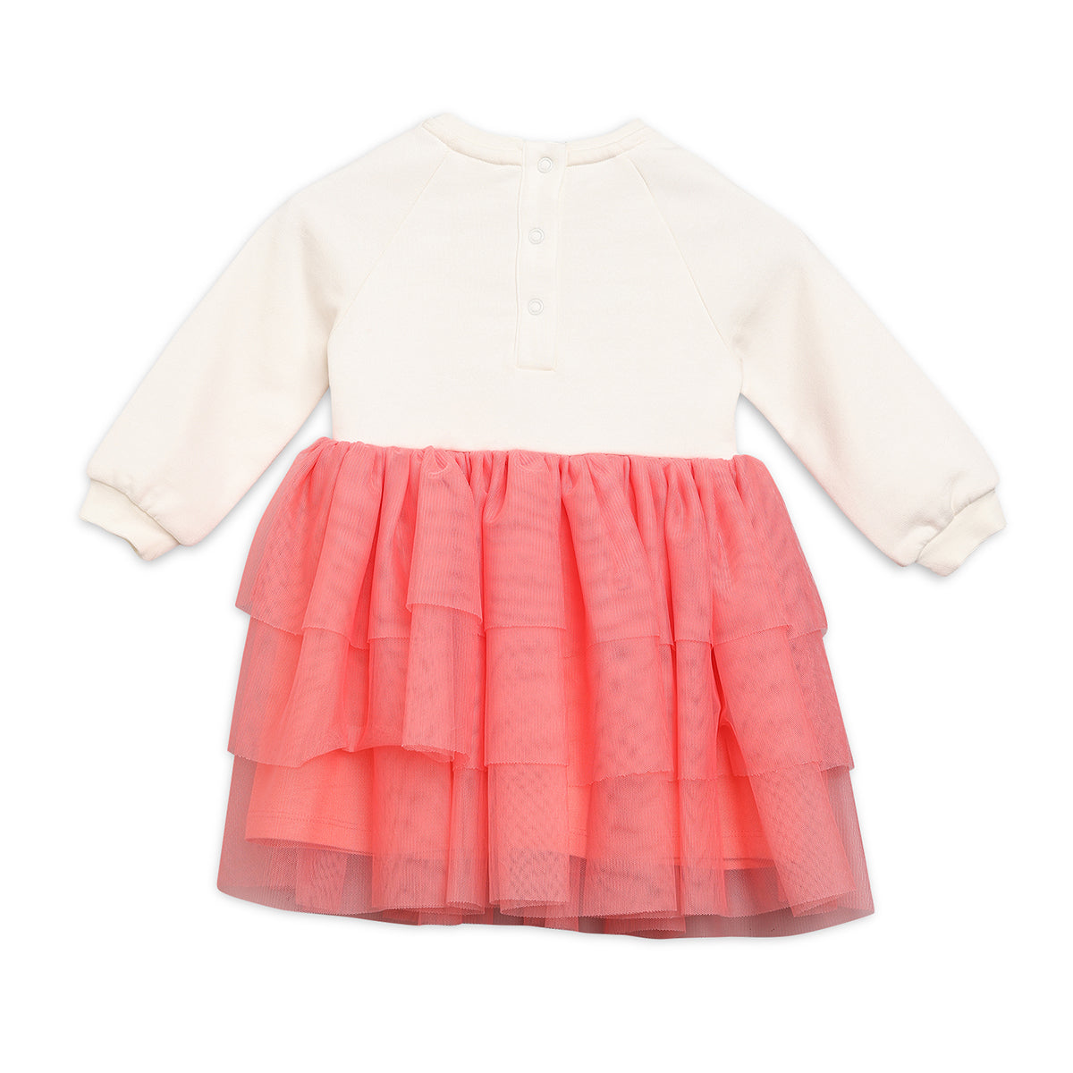 Multi Baby Girls Round Neck Full Sleeve Dress