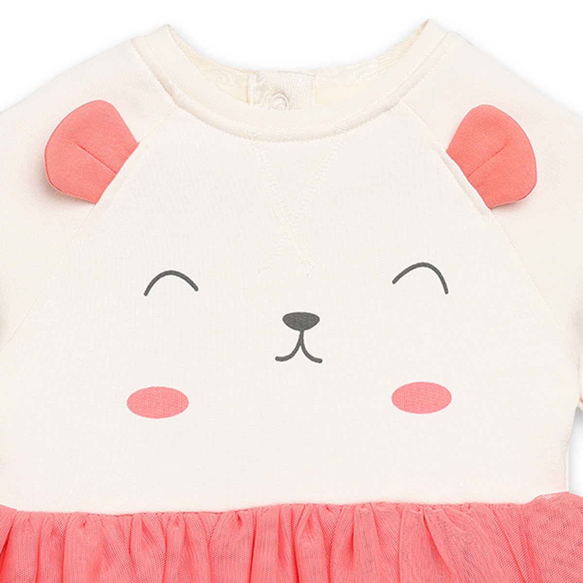 Multi Baby Girls Round Neck Full Sleeve Dress