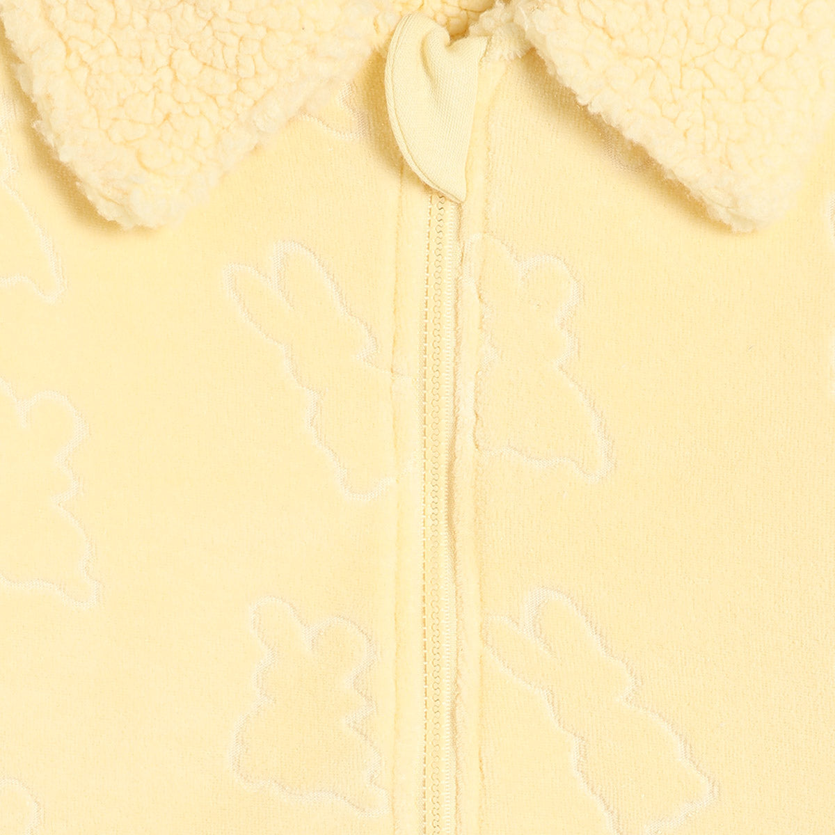 Girls Cotton Full Sleeves Solid Jacket - Beige