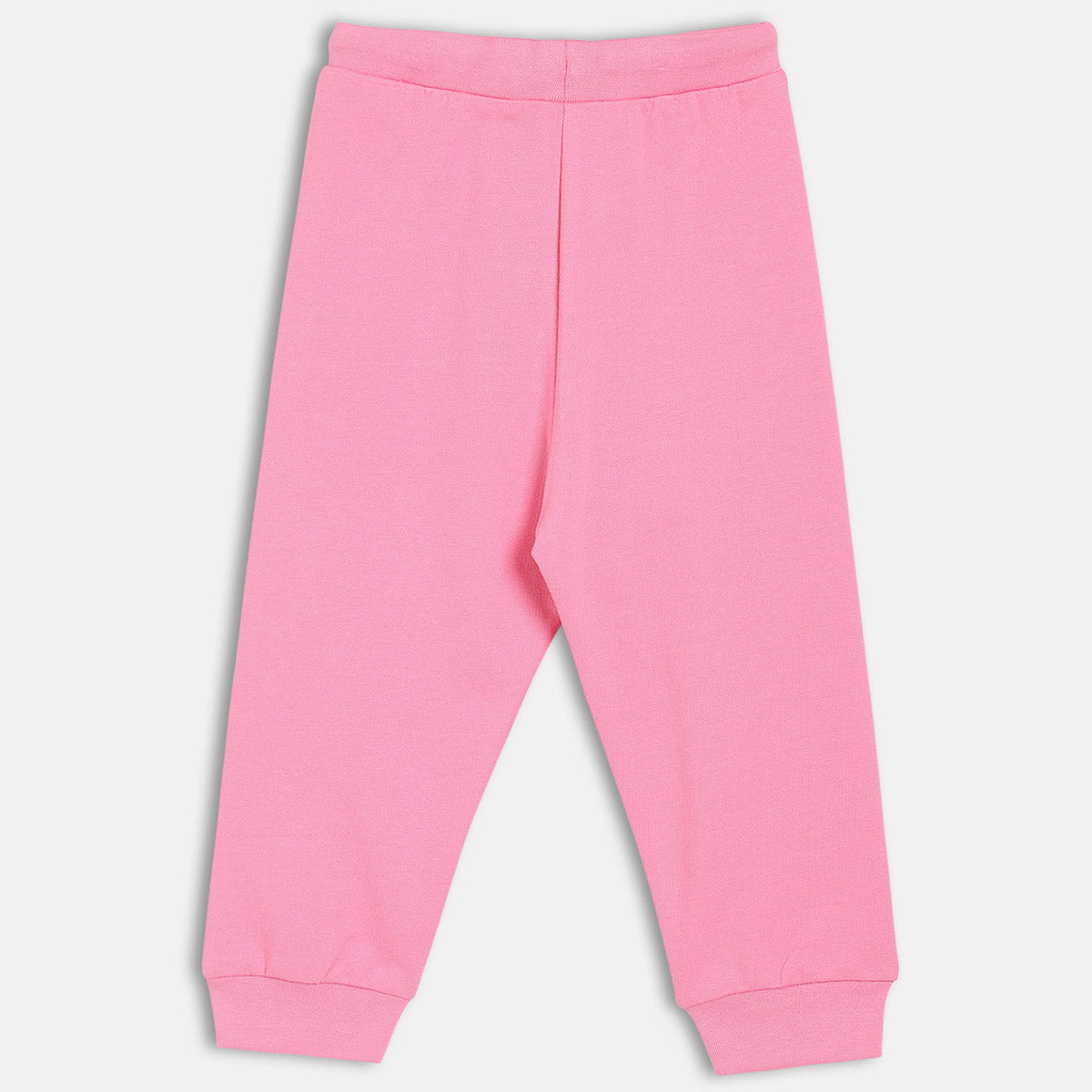 Girls Pink Solid Jogger