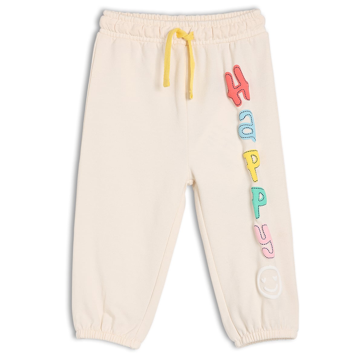 Baby Girls Sweatshirt, Jogger Pant & Dungaree Set Everyday Outfit Bundle - Cream & Pink