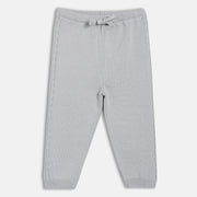 Boys Grey Elasticated Full Length Knit Bottom