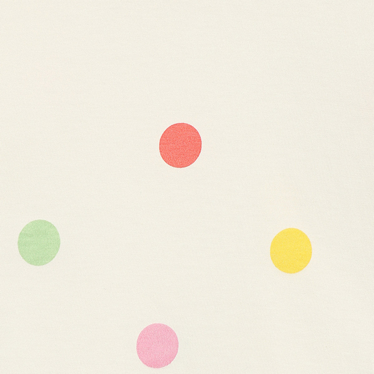 Girls Cotton Full Sleeves Polka Dots Printed Top - White