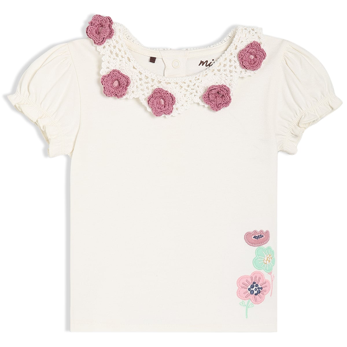 Baby Girls Top, Sleepsuit & Pant Everyday Outfit Bundle - Cream, Mint Green & Navy Blue