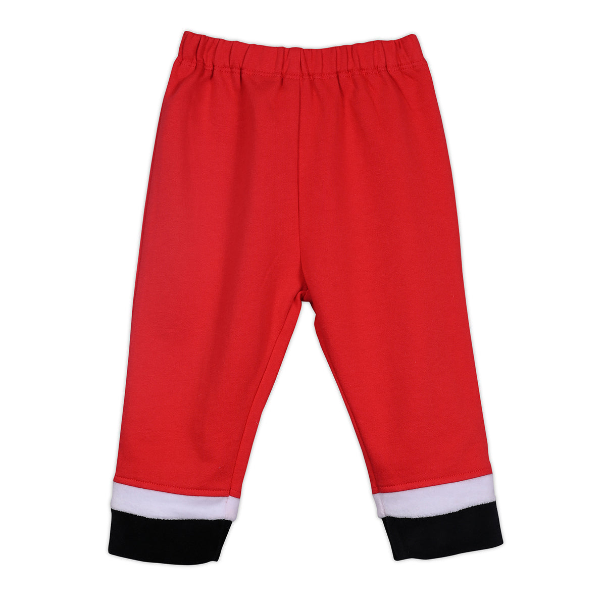 Girls Cotton Full Sleeves Solid Clothing Set - Red