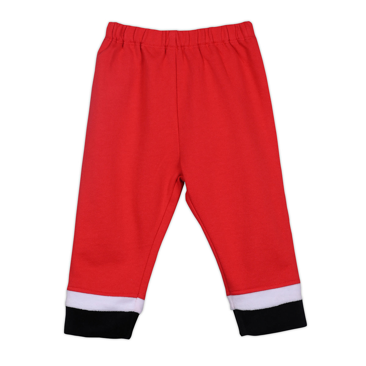 Girls Cotton Full Sleeves Solid Clothing Set - Red