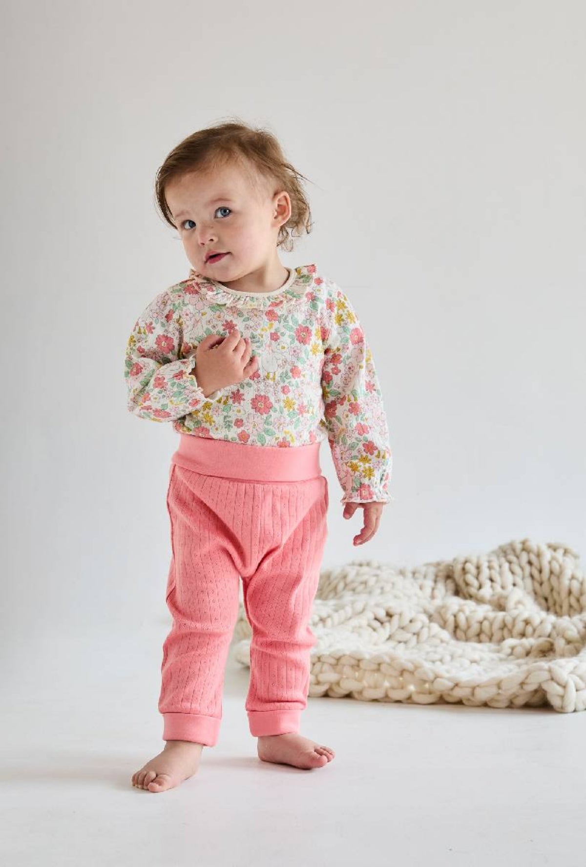 Girls Multi Boat Neck Cap Sleeve Knit Bottom