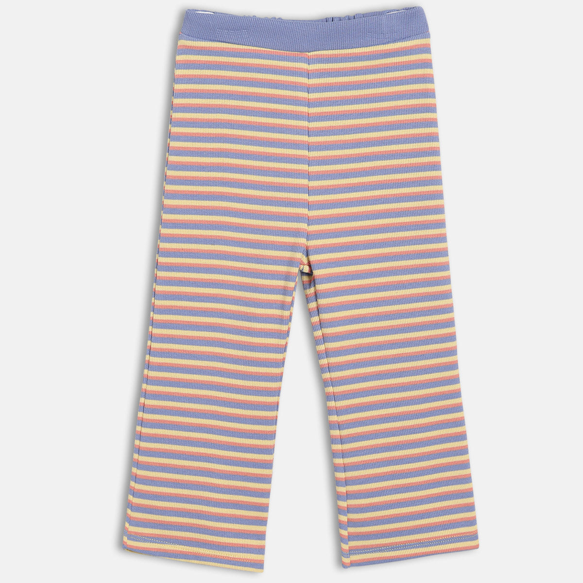 Girls Multi Round Neck Full Length Top And Bottom
