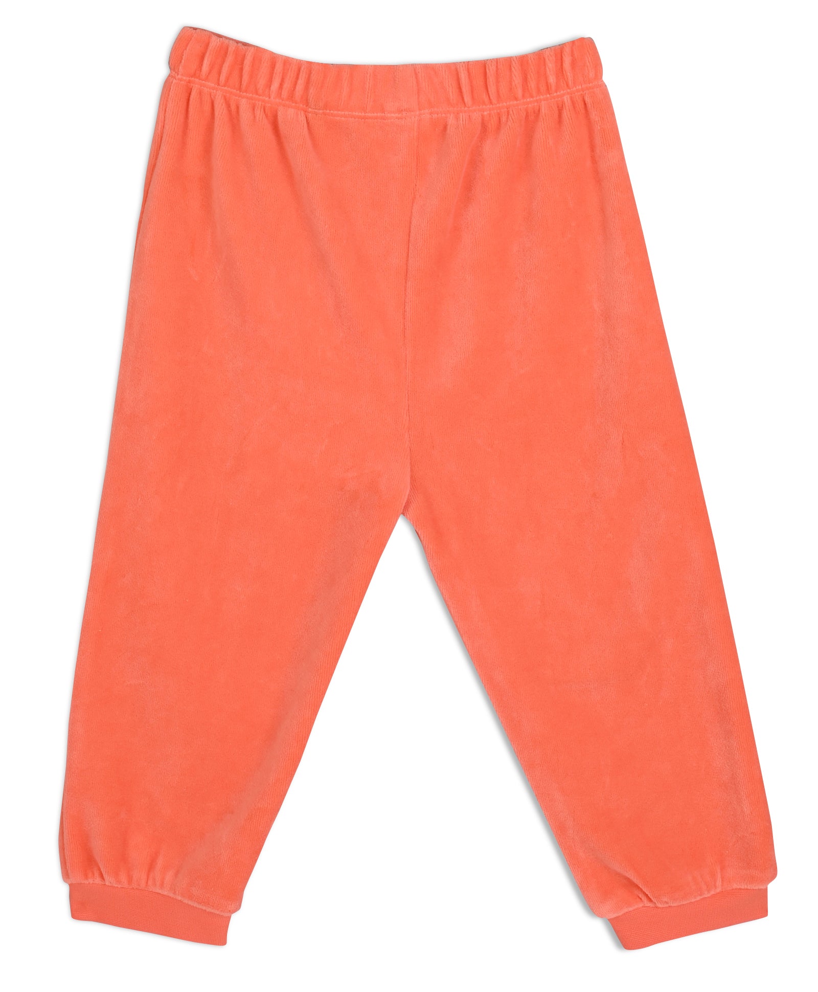Baby Girls Floral  Embroidered 2 piece Set, Peach