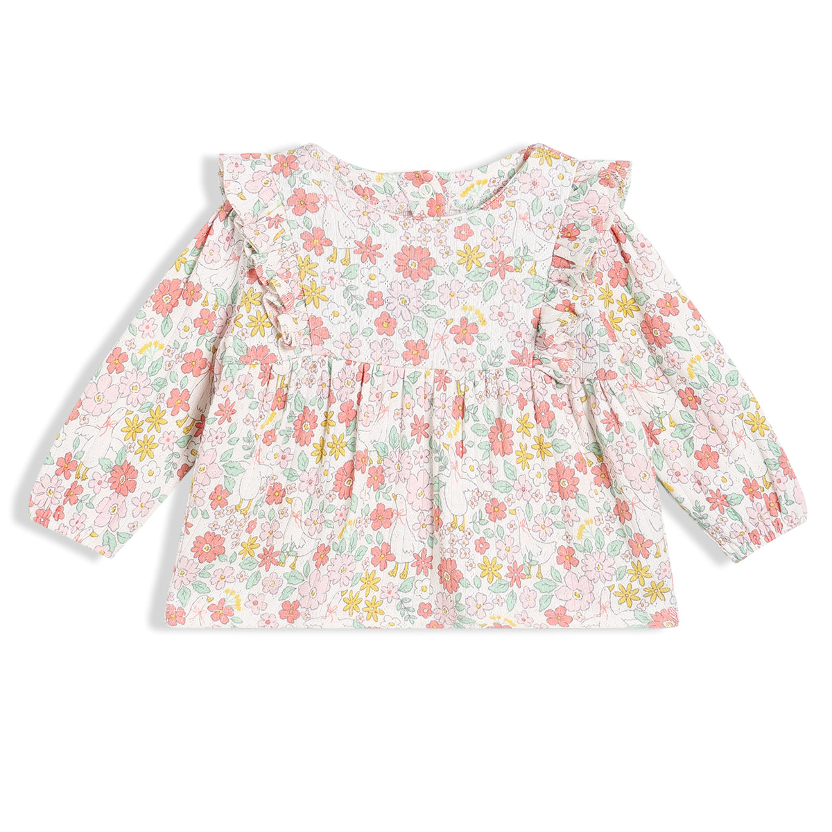 Baby Girls Floral Printed 2 piece Set, Multicolour