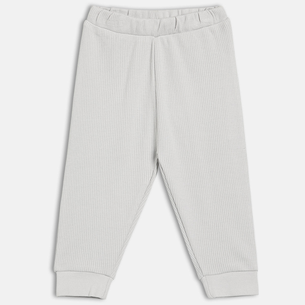 Unisex Cotton Pack Of 2 Solid Knit Bottoms - Mint Green & Grey