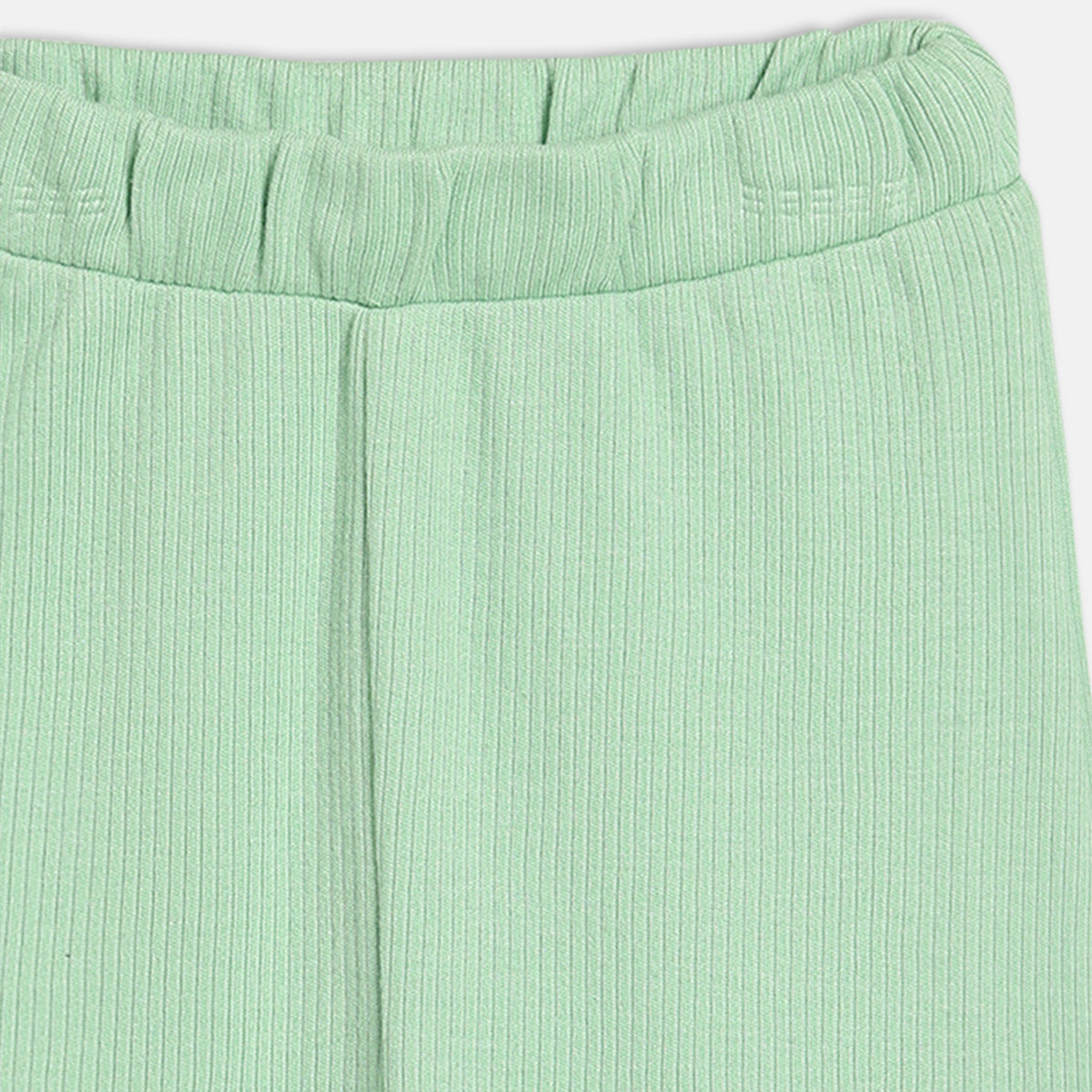 Unisex Cotton Pack Of 2 Solid Knit Bottoms - Mint Green & Grey