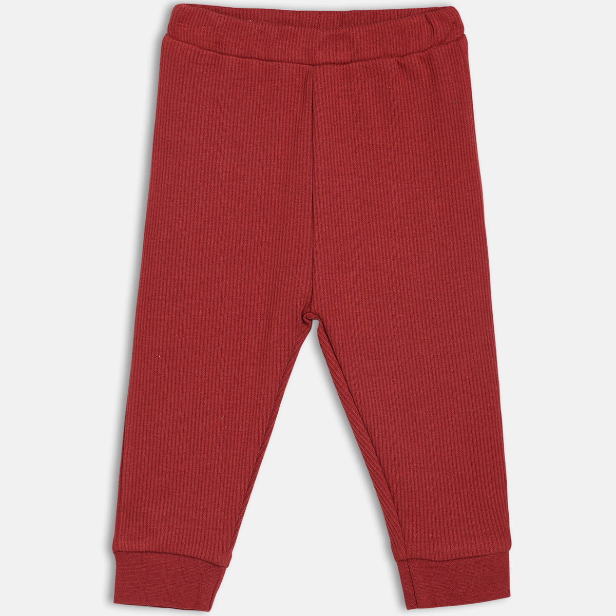 Unisex Cotton Pack Of 2 Solid Knit Bottoms -Off- White & Maroon