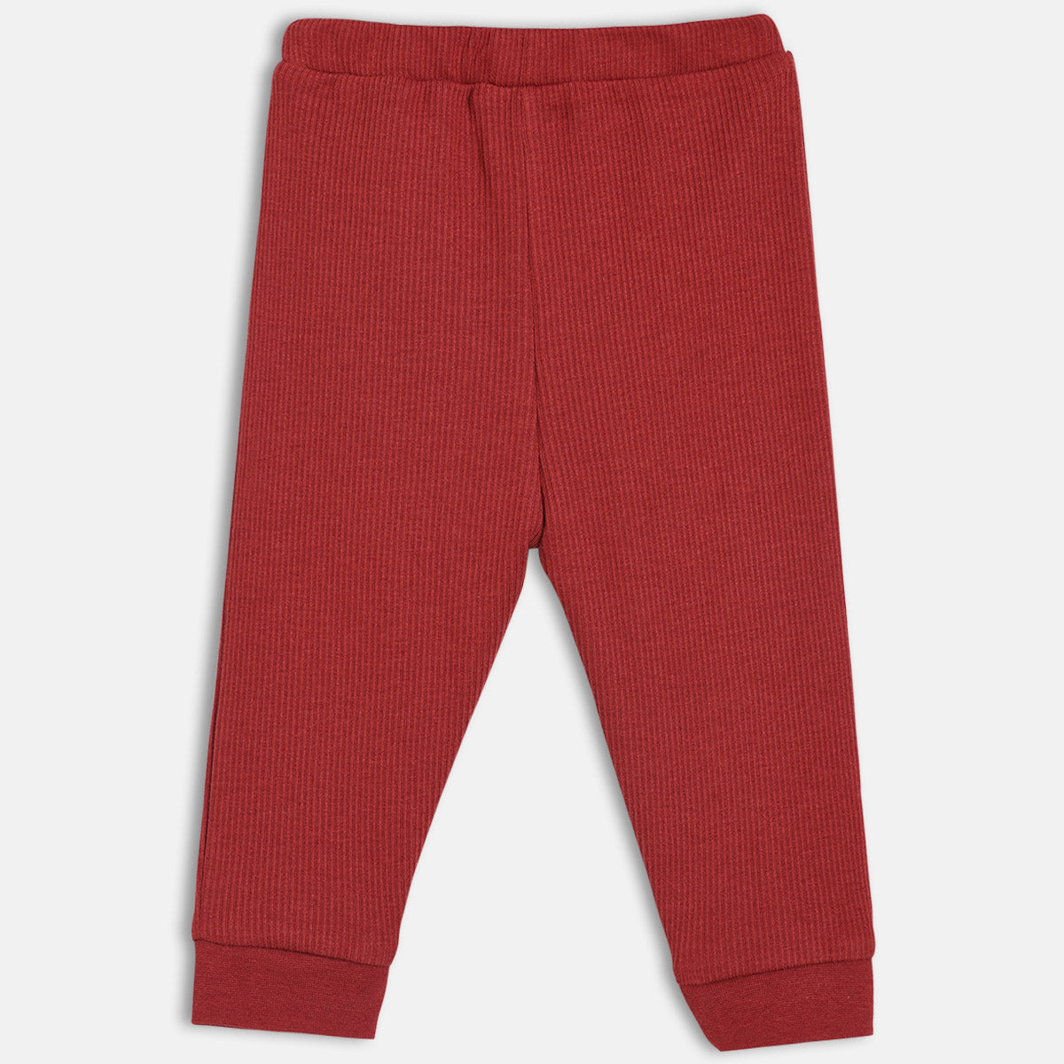 Unisex Cotton Pack Of 2 Solid Knit Bottoms -Off- White & Maroon