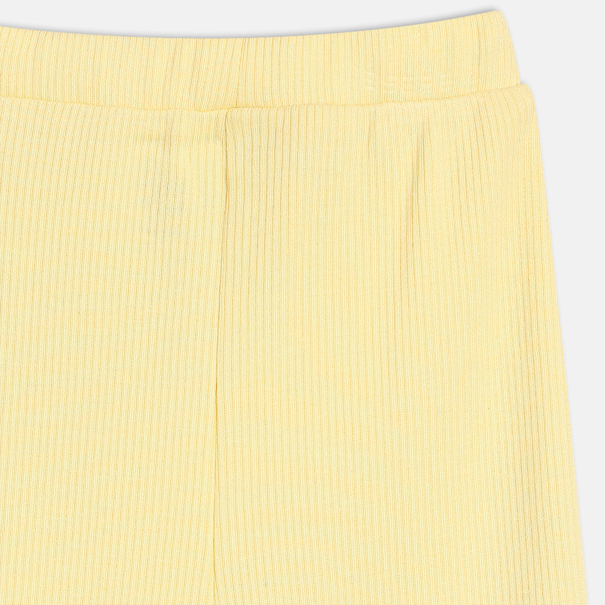 Unisex Cotton Pack Of 2 Solid Knit Bottoms - Grey & Yellow