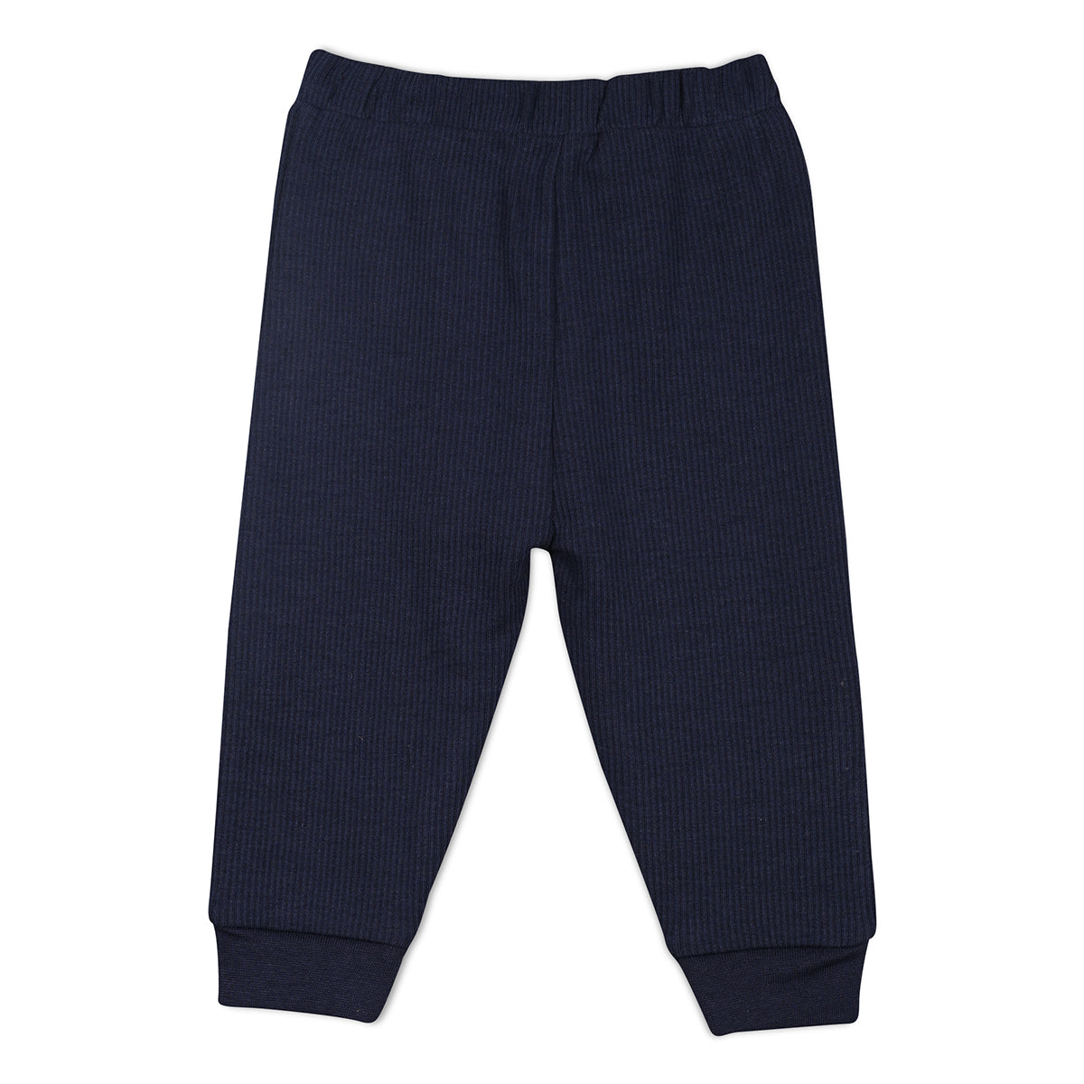 Unisex Cotton Pack Of 2 Solid Knit Bottoms - Pink & Navy Blue