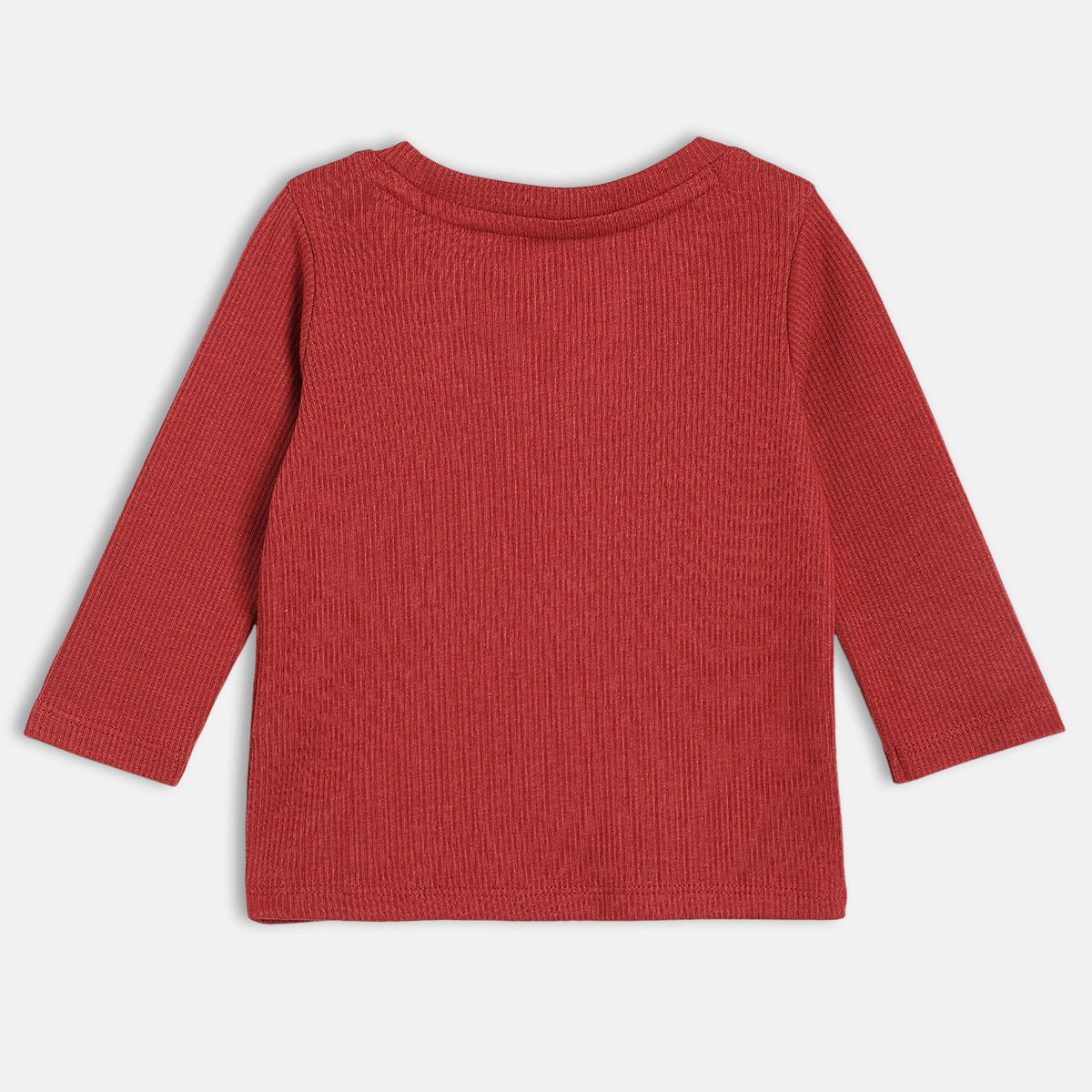 Unisex Cotton Pack Of 2 Full Sleeves Solid Tees - Maroon & Off White