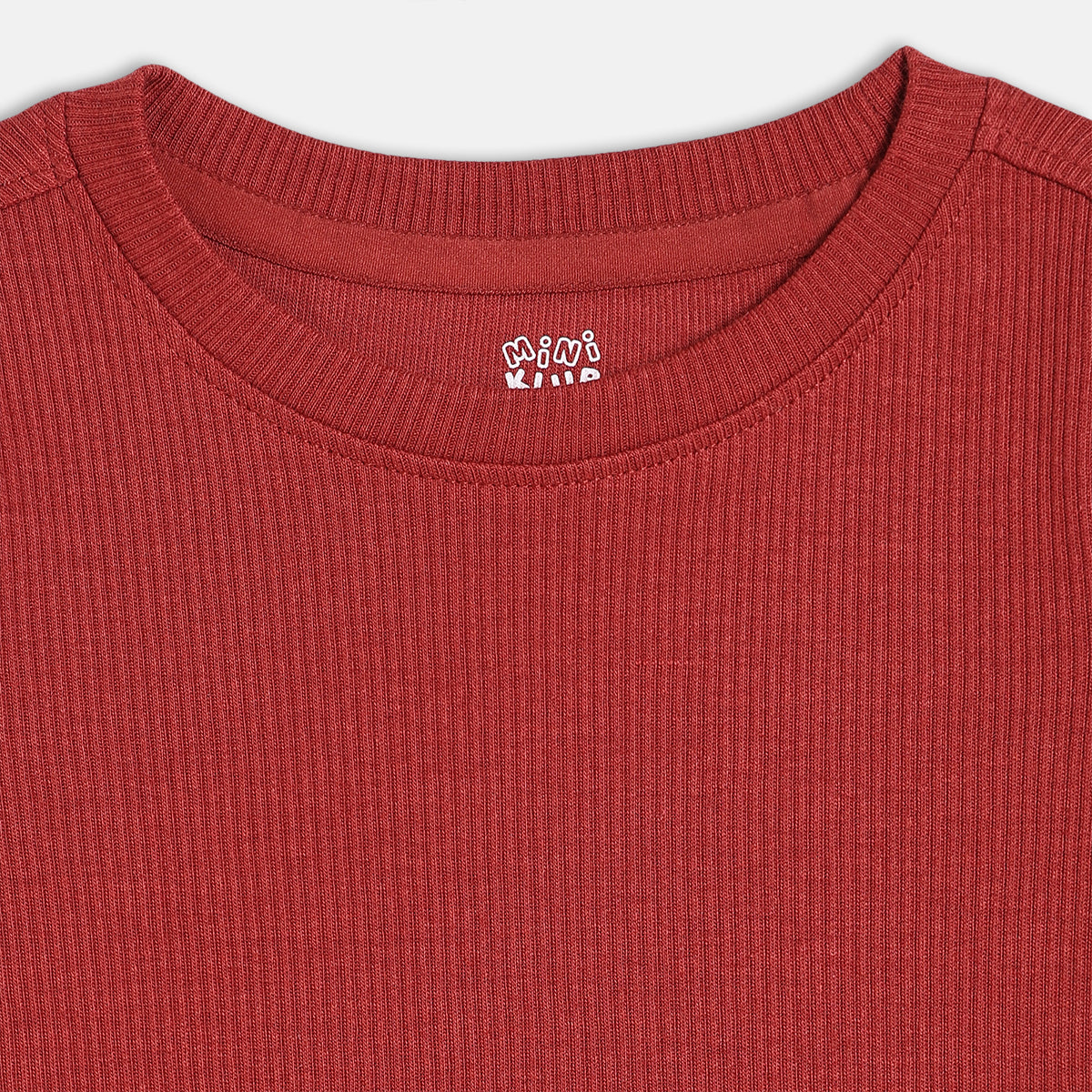 Unisex Cotton Pack Of 2 Full Sleeves Solid Tees - Maroon & Off White