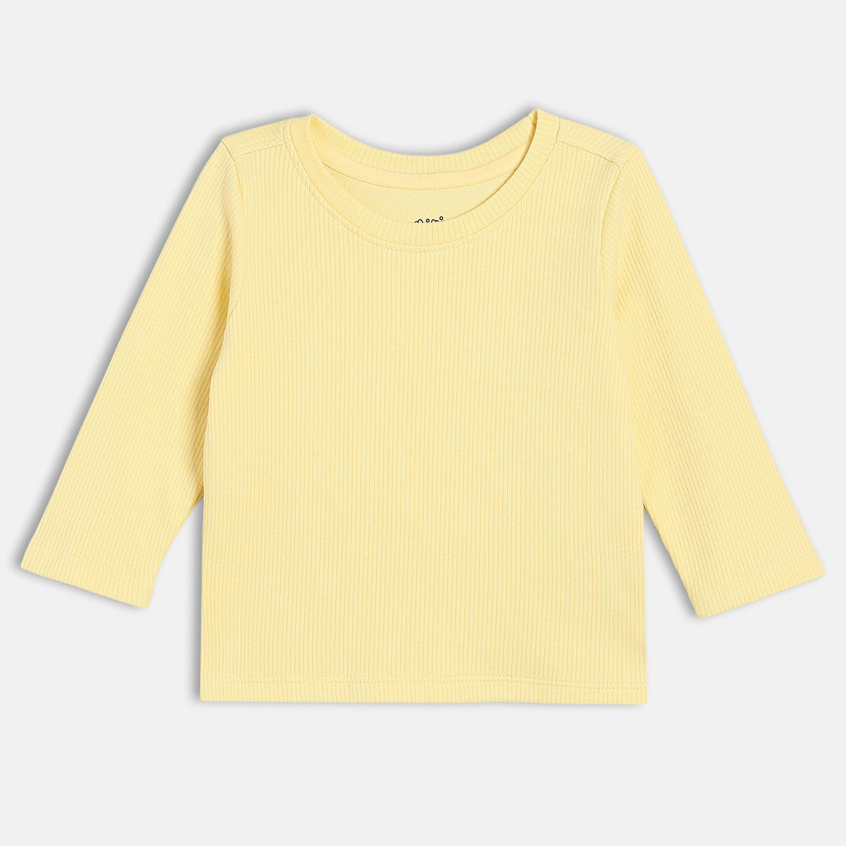 Unisex Cotton Pack Of 2 Full Sleeves Solid Tees - Grey & Yellow