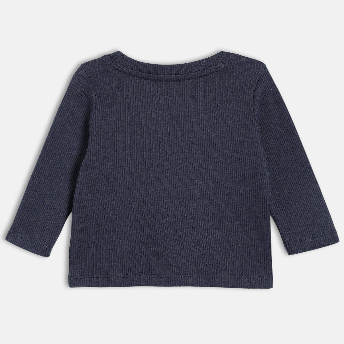 Unisex Cotton Pack Of 2 Full Sleeves Solid Tees - Pink & Navy Blue