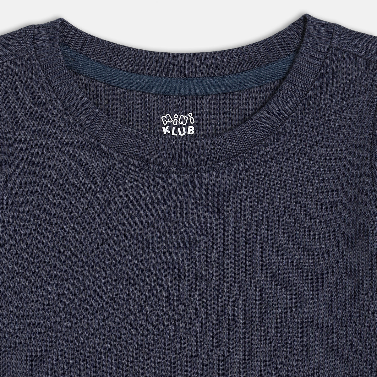 Unisex Cotton Pack Of 2 Full Sleeves Solid Tees - Pink & Navy Blue