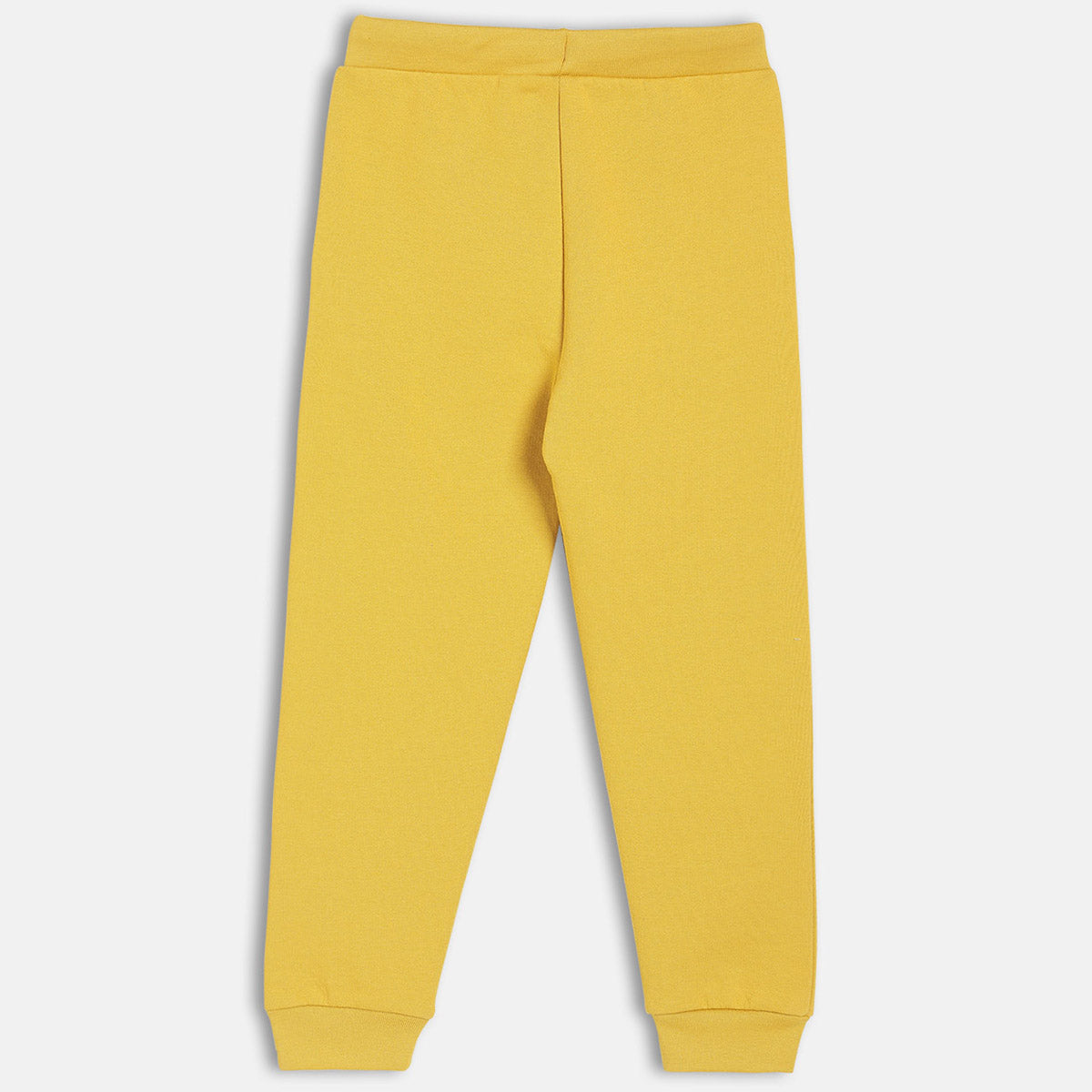 Boys Mustard Solid Jogger
