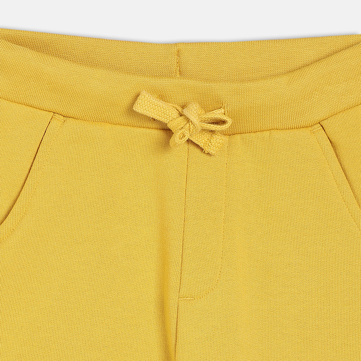 Boys Mustard Solid Jogger
