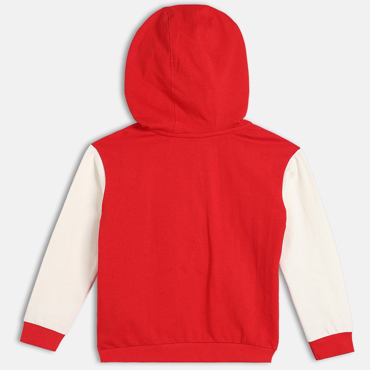 Boys Cotton Full Sleeves Text Printed Sweatshirt - Red